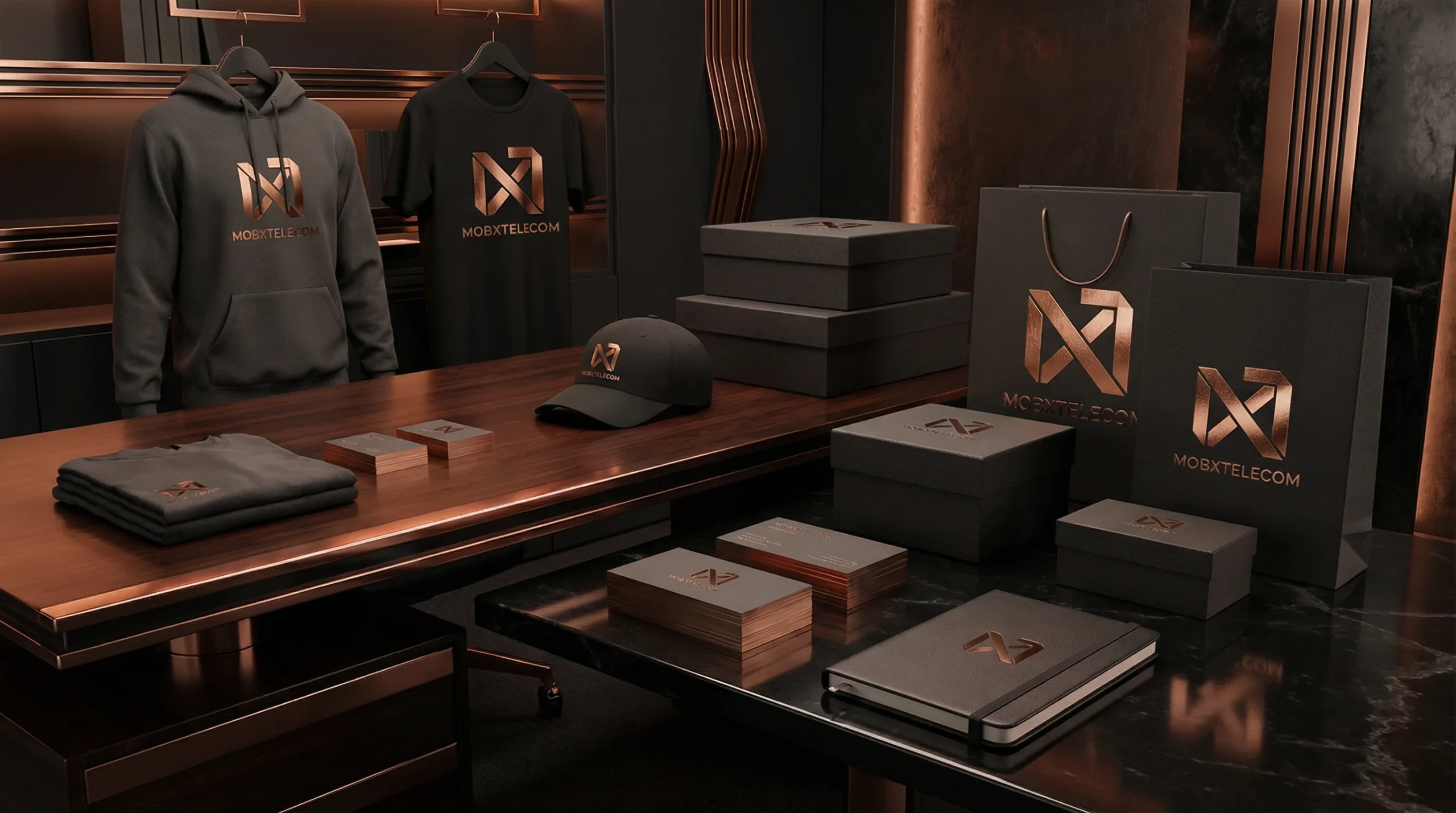 Complete Brand Merchandise Scene - Bronze Edition
